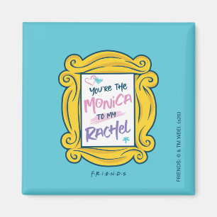 Aimant Amis™ Peephole   Vous êtes la Monica à ma Rachel