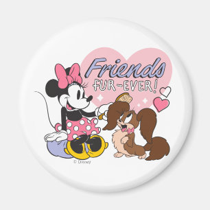 Aimant Amis pour toujours Minnie et l'amour de Pup
