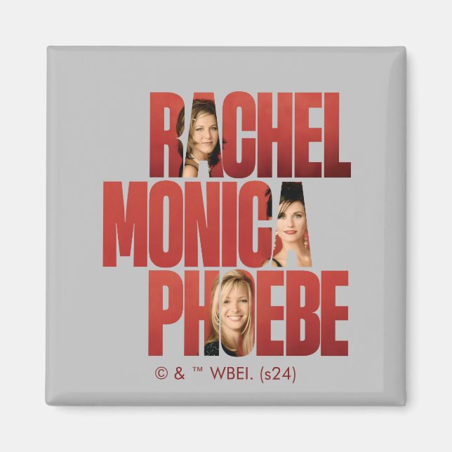 Aimant AMIS™ | Rachel, Monica & Phoebe (Devant)
