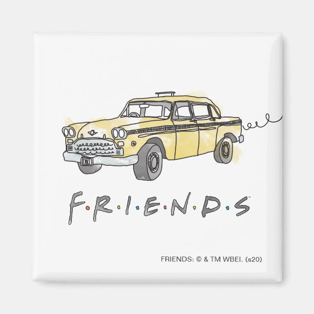 Aimant AMIS™ | Taxi taxi (Devant)