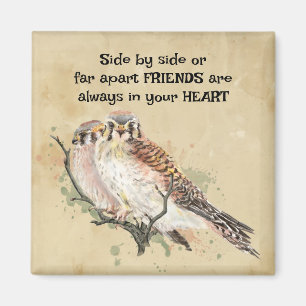Aimant Amis toujours dans votre coeur Citation inspirante