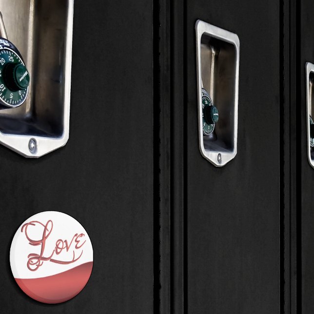 Aimant Amour Abstrait | Script Décontracté moderne à la m (Créateur téléchargé)