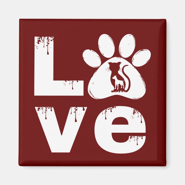 AIMANT AMOUR ANIMAL PAW ANIMAL PAW (Devant)