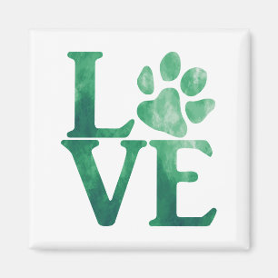Aimant Amour Classique Vert