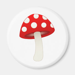 Aimant Amour de champignon de Muscaria d'amanite