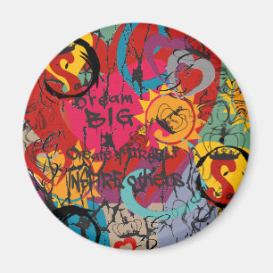 Aimant Amour de graffiti