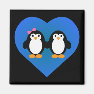 Aimant Amour des pingouins
