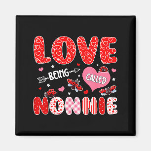 Aimant Amour d'être appelée nonnie valentine fête des mèr