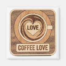 Amour du café, cœur