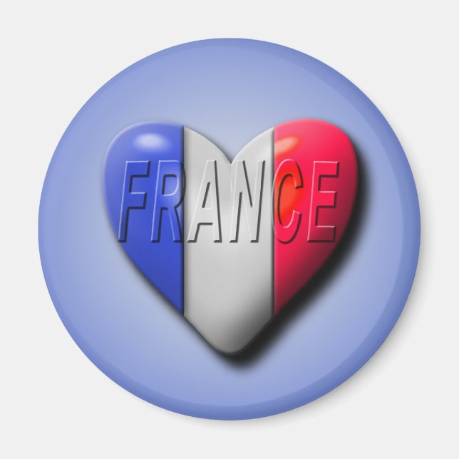 Aimant Amour France (Devant)
