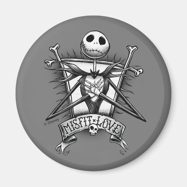 Aimant Amour inadapté | Jack Skellington (Devant)