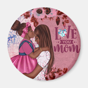 Aimant Amour Maman Mère et Enfant Fête des Mères