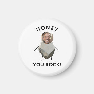Aimant Amoureux Black Text Rock Photo mari