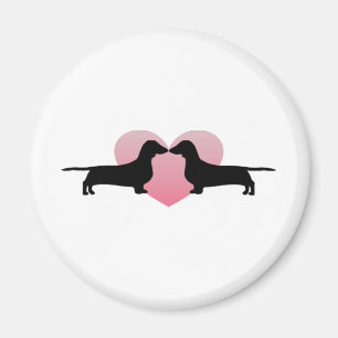 Aimant Amoureux de Dachshund