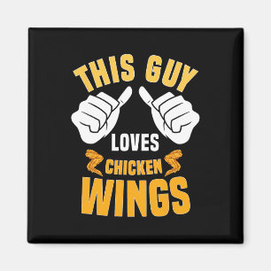 Aimant Amoureux Des Ailes De Poulet Dit Hot Wing