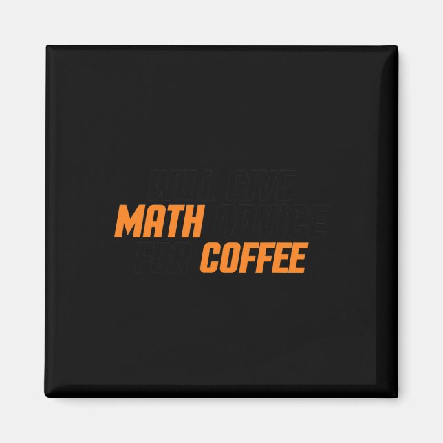 Aimant Amoureux des maths, enseignant, drôle donnera des  (Devant)