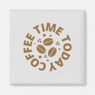 Aimant Amoureux du café et ligne de vie du café