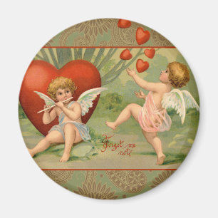 Aimant Amours de Cupidons Antiques de la Saint-Valentin