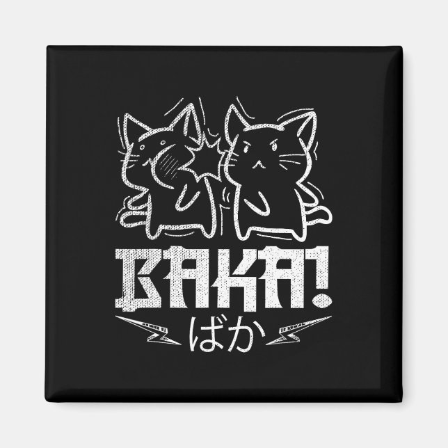 Aimant Amusant Anime Manga Otaku Baka Rabbit Slap mème (Devant)