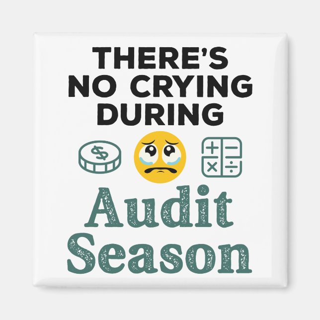 Aimant Amusant Auditeur Pas De Pleurage Pendant La Saison (Devant)