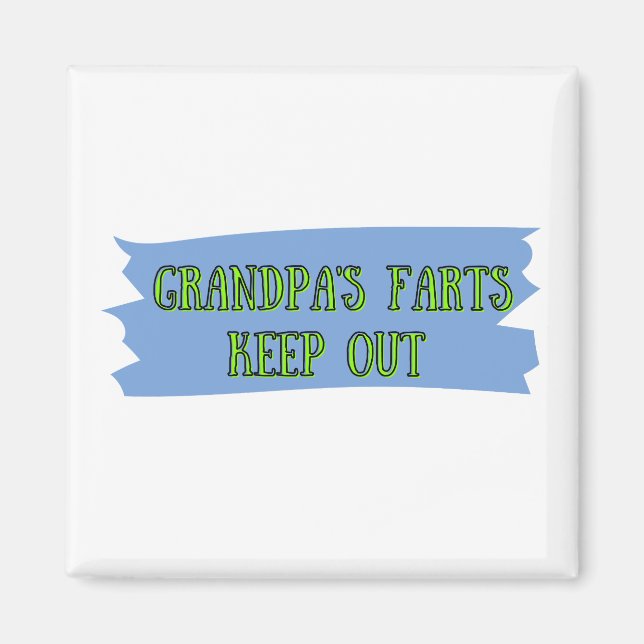 Aimant Amusant Grandpas Farts (Devant)
