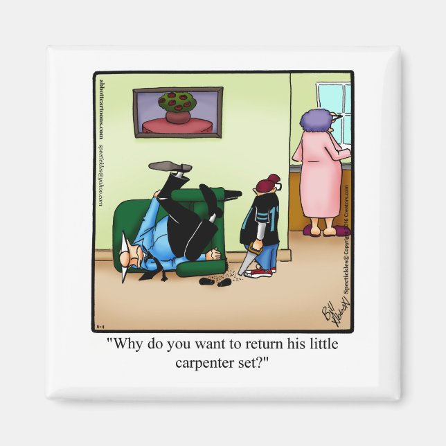 Aimant Amusant Humour de la parenthood (Devant)