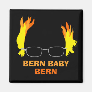 Aimant Amusant poils de feu Bern Baby Bern Bernie Sanders