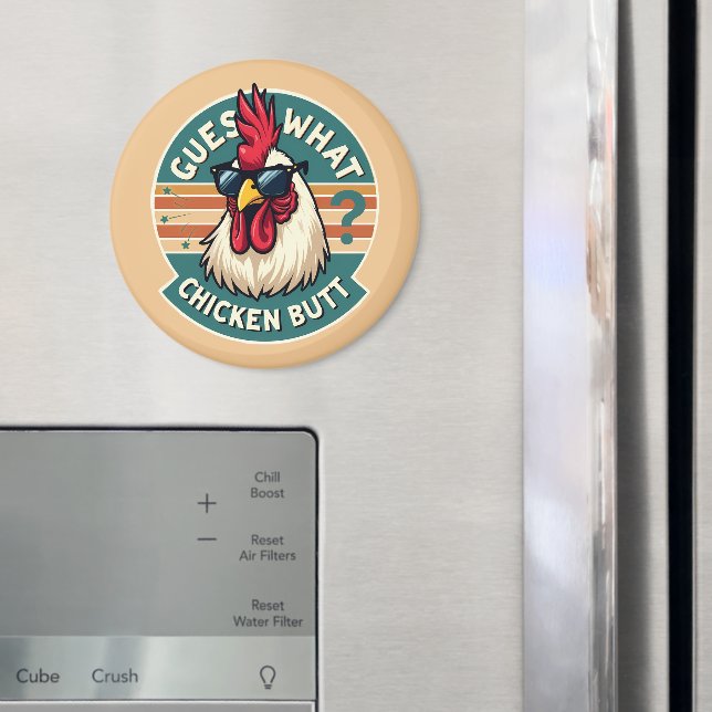 Aimant Amusant Retro Beurre De Poulet Conception De Plais (In situ (réfrigérateur))