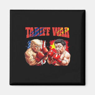 Aimant Amusant Trump Vs Xi Jinping Boxing Boxing Match