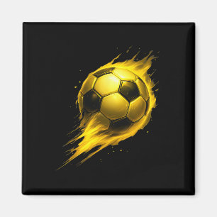 Aimant Amusement Foot Coloré Effet Tie Dye Noir Jaune So