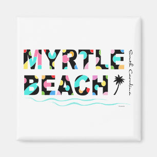 Aimant Amusement Myrtle Beach, cool de graphique de Sc
