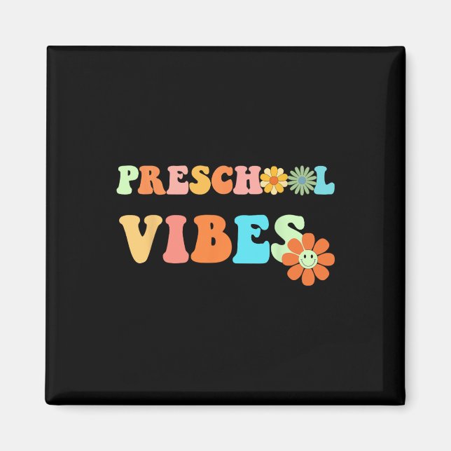 Aimant Amusez-Vous À L'École Vibes Préscolaire Premier Jo (Devant)