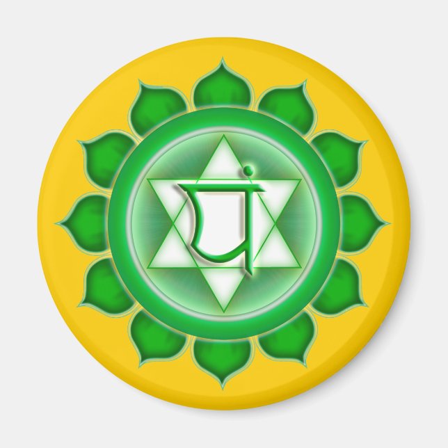 Aimant Anahata ou Coeur du 4ème Chakra (Devant)