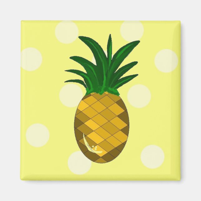 Aimant Ananas tout simplement frais (Devant)