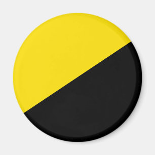 Aimant Anarcho capitalisme drapeau anarchie symbole jaune