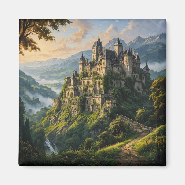 Aimant Ancien château majestueux (Devant)