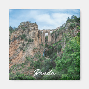 Aimant Ancien pont historique à Ronda, Espagne