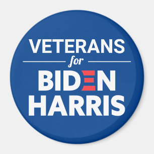 Aimant Anciens combattants de Biden Harris Texte personna