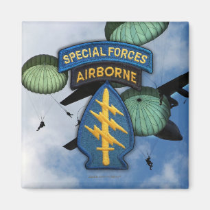 Aimant anciens combattants des bérets verts des forces sp