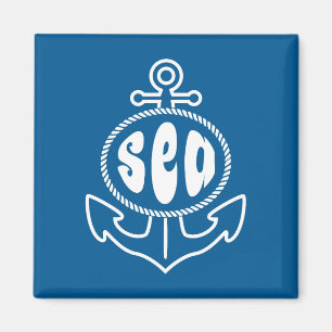 Aimant Ancre et la mer