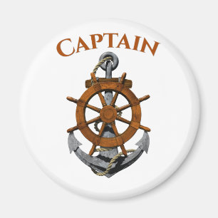 Aimant Ancre Nautique Et Capitaine