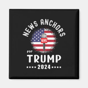 Aimant Ancres Pour Trump 2024 - Trump - Vote du drapeau a