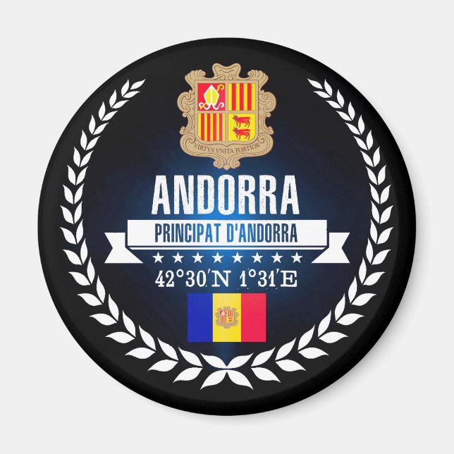 Aimant Andorre (Devant)