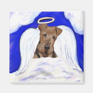 Aimant Ange Airedale Terrier