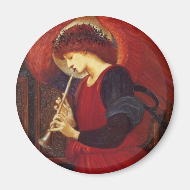 Aimant Ange avec trompette, Beaux-Arts Burne-Jones (Devant)
