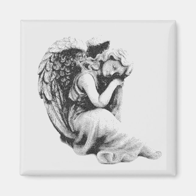 Aimant Ange couchant (Devant)