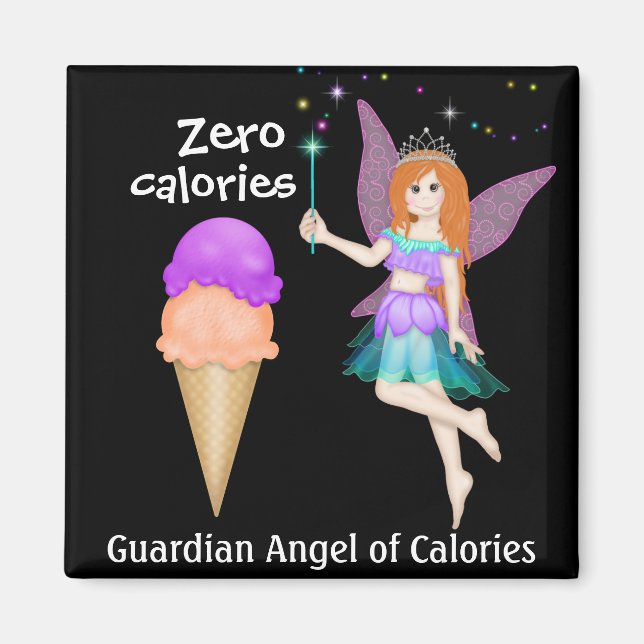 Aimant Ange gardien des calories par SRF (Devant)