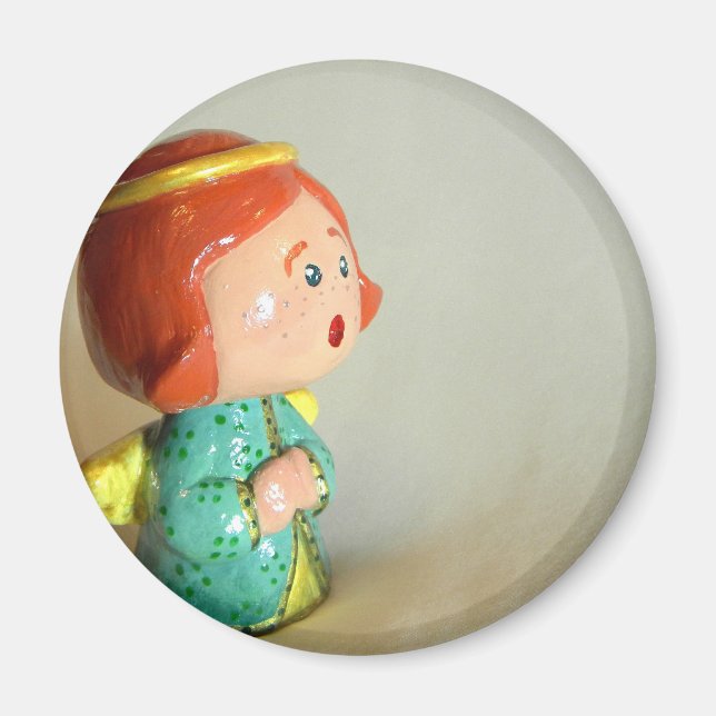 Aimant Ange vert III (Devant)