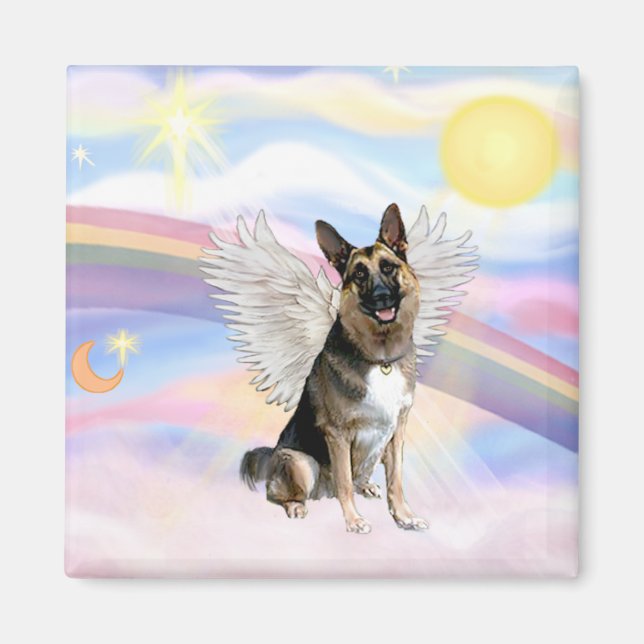 Aimant Angel berger allemand (3) (Devant)