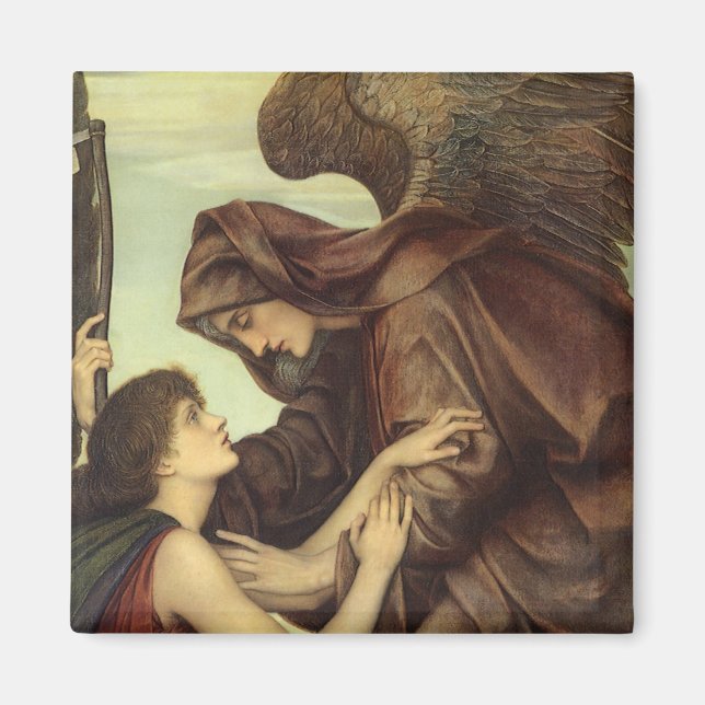 Aimant Angel de la mort par Evelyn De Morgan (Devant)